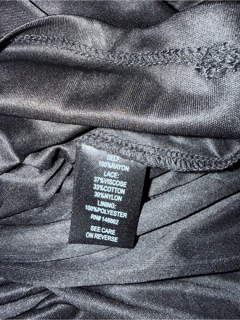 Torrid Floral Lace Inset Maxi Dress Black Multi Floral Size 16 NWT Euro Summer - Picture 8 of 8